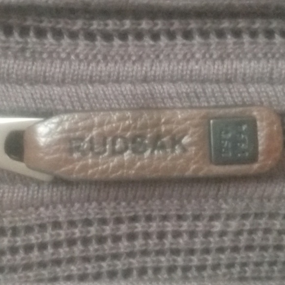 RUDSAK Edgy Men's Dark Brown Knit Zip-Up Sweater Never Worn - Picture 9 of 13